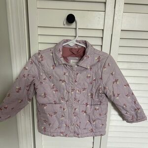 Cat & Jack Adorable Floral Quilted Jacket